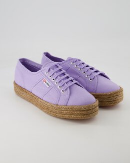 Superga: Фиолетовые кроссовки 