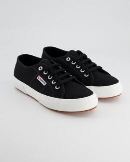 Superga: Чёрные кроссовки 