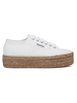 Superga: Белые кроссовки 