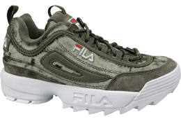 Fila: Зелёные кроссовки  Disruptor