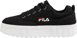 Fila: Чёрные кроссовки  Sandblast