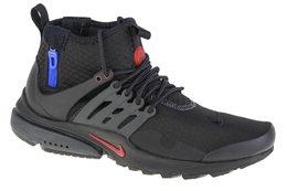 Nike: Чёрные кроссовки Air Presto Mid Utility