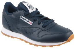 Reebok: Тёмные кроссовки  Classic Leather