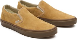 Vans: Бежевые кроссовки Classic Slip On