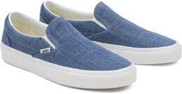 Vans: Синие кроссовки Classic Slip On