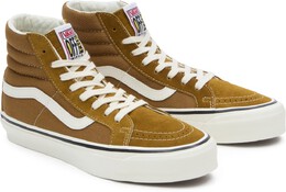 Vans: Коричневые кроссовки SK8-Hi Reissue