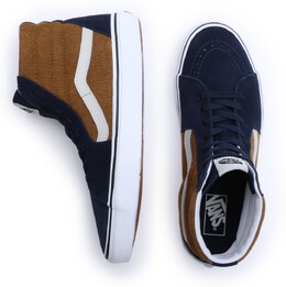 Vans: Синие кроссовки  Sk8-Hi