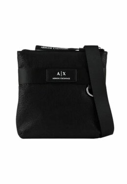 Armani Exchange: Чёрная сумка 