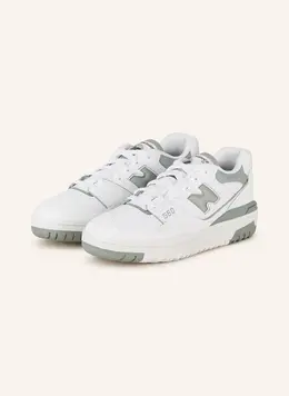 New Balance: Белые кроссовки  550