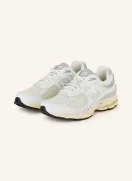 New Balance: Белые кроссовки 
