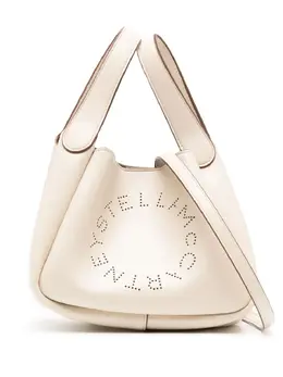 Stella McCartney: Бежевая сумка-шоппер 