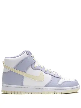 Nike: Фиолетовые кроссовки  Dunk High
