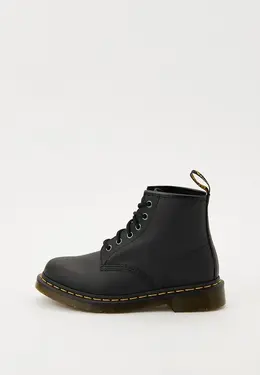 Dr. Martens: Чёрные ботинки 