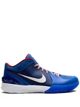 Nike: Голубые кроссовки  Kobe 4 Protro
