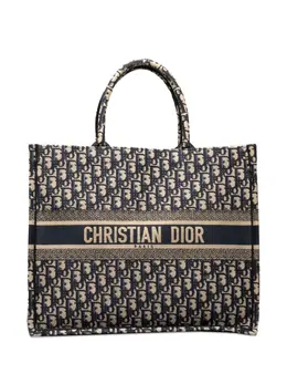 Christian Dior Pre-Owned: Чёрная сумка-шоппер