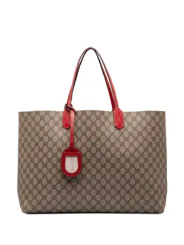 Gucci Pre-Owned: Коричневая сумка-шоппер