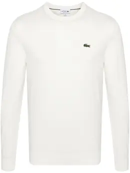 Lacoste: Белый свитер 