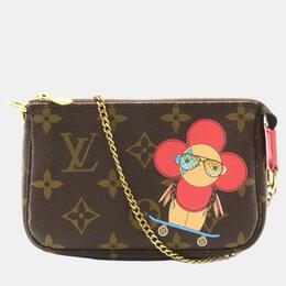 Louis Vuitton: Коричневая сумка  Pochette