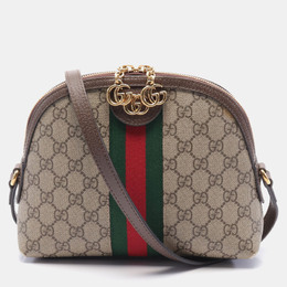 Gucci: Бежевая сумка Ophidia GG