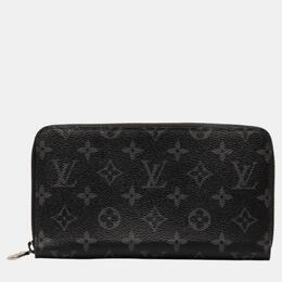 Louis Vuitton: Чёрный кошелёк Zippy