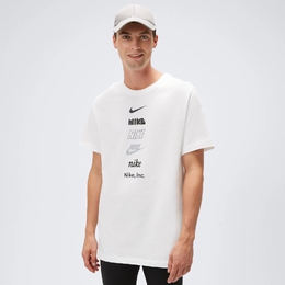 Nike: Белая футболка 