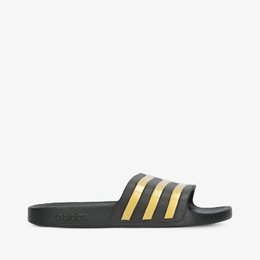 Adidas: Чёрные шлёпанцы  Adilette Aqua