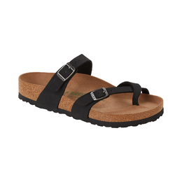 Birkenstock: Чёрные сабо  Mayari