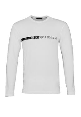 Emporio Armani: Белый свитшот 