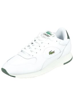 Lacoste: Белые кроссовки 
