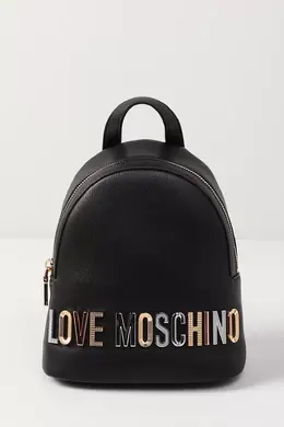 Love Moschino: Чёрный рюкзак 