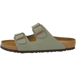 Birkenstock: Серые сандалии  Arizona Birko Flor