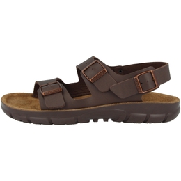 Birkenstock: Коричневые сандалии  Birko Flor