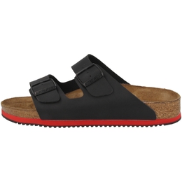 Birkenstock: Чёрные сандалии  Birko Flor