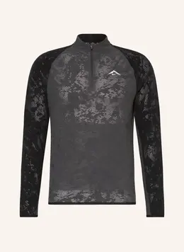 Nike: Серая рубашка  Dri FIT Trail