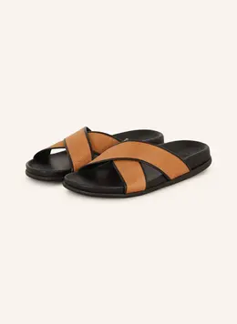 Ancient Greek Sandals: Чёрные сабо  Thais