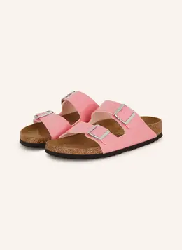 Birkenstock: Розовые сабо  Arizona