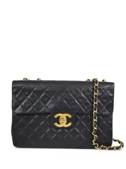 CHANEL Pre-Owned: Чёрная сумка 