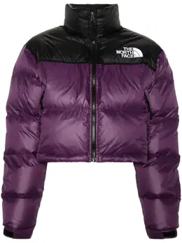 The North Face: Фиолетовая куртка  Nuptse