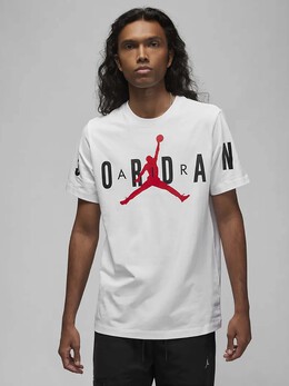 NIKE: Белая футболка  Air