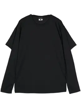 Comme des Garçons Homme Plus: Чёрная футболка 