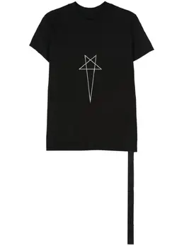 Rick Owens DRKSHDW: Хлопковая футболка  Level