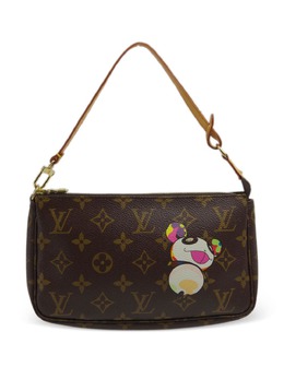 Louis Vuitton Pre-Owned: Коричневый клатч 