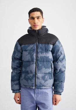 The North Face: Голубой пуховик  Nuptse