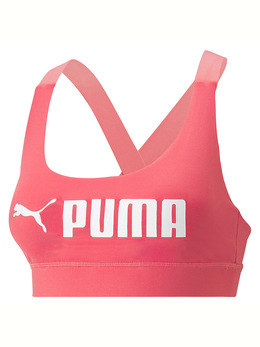 PUMA: Розовый бюстгальтер 