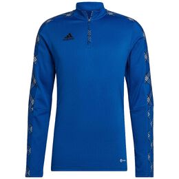 ADIDAS PERFORMANCE: Синий свитшот