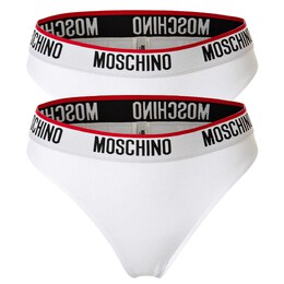 Moschino: Белые трусы 