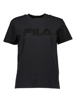 Fila: Чёрная футболка 