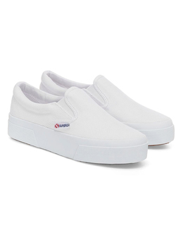 Superga: Белые шлёпанцы 