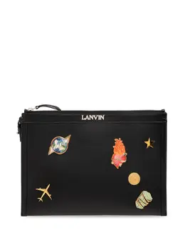 Lanvin: Чёрный клатч 