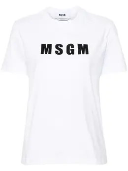 MSGM: Футболка с принтом 